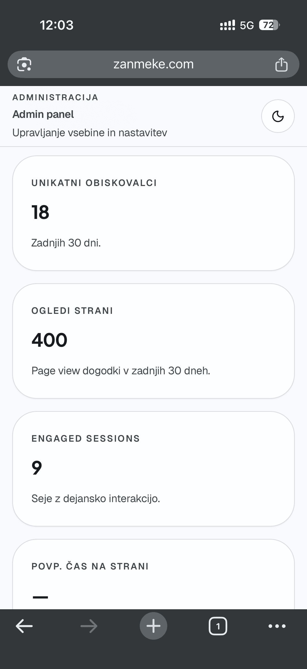 CMS sistem za upravljanje vsebin v razvoju